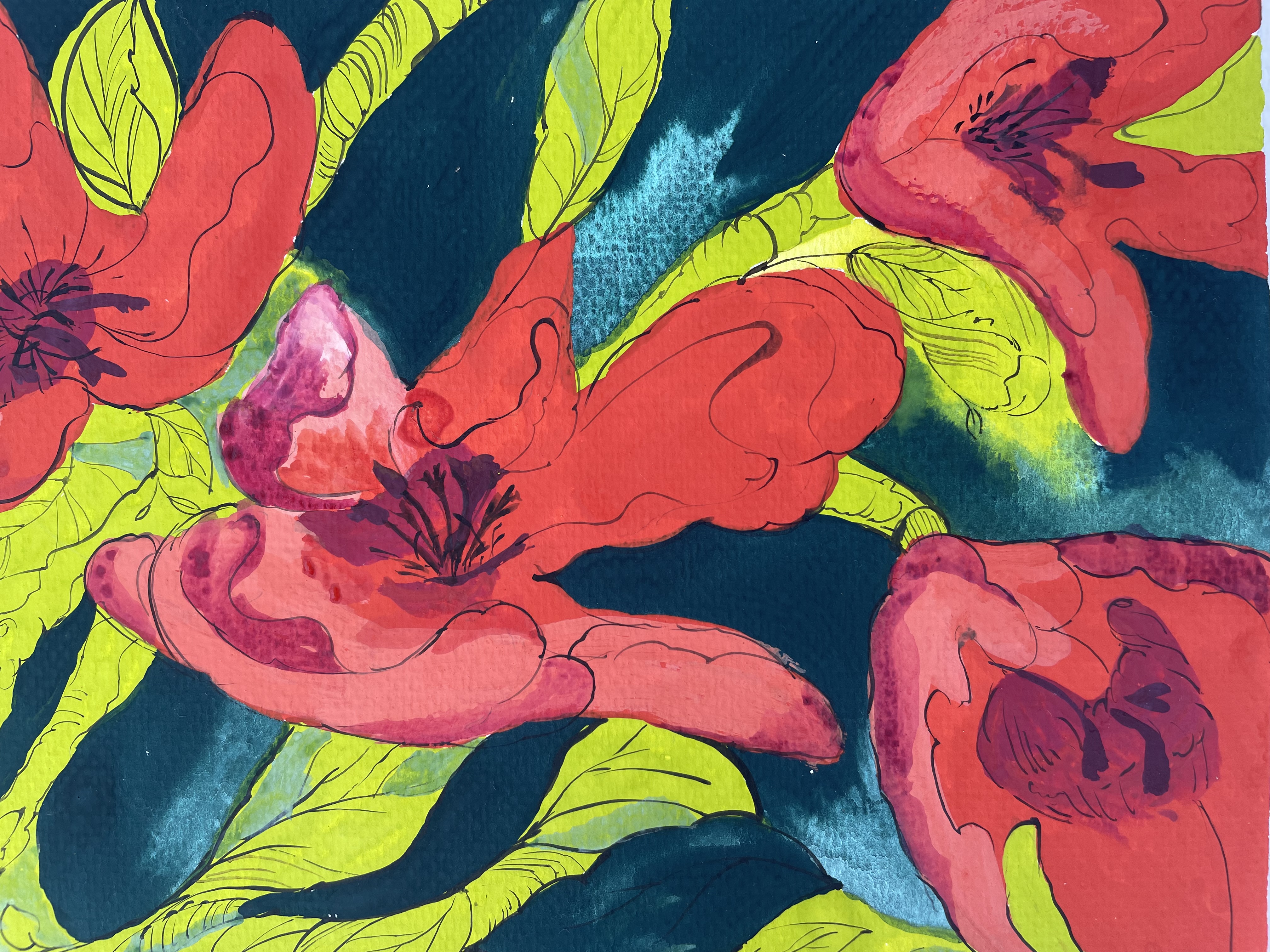 Painting titled Untitled 8 by Shahrzad